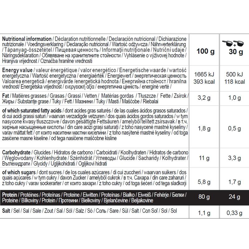 Proteinpulver Whey Isolate Vanille 900 g