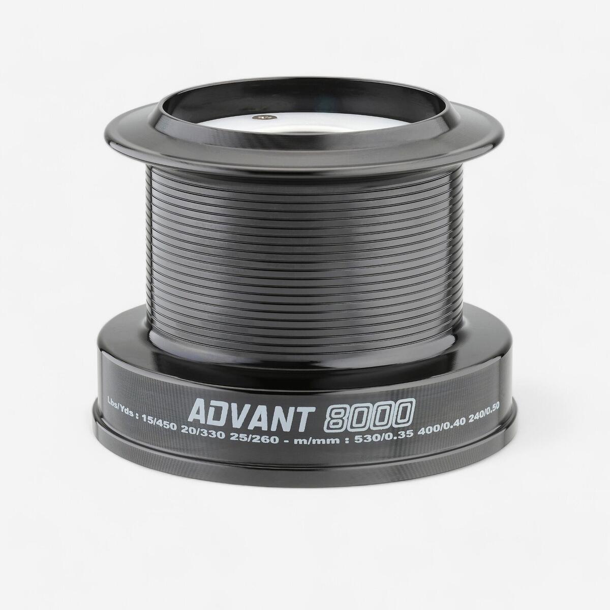 BOBINE POUR MOULINET PÊCHE EN SURFCASTING ADVANT POWER 8000 BLACK