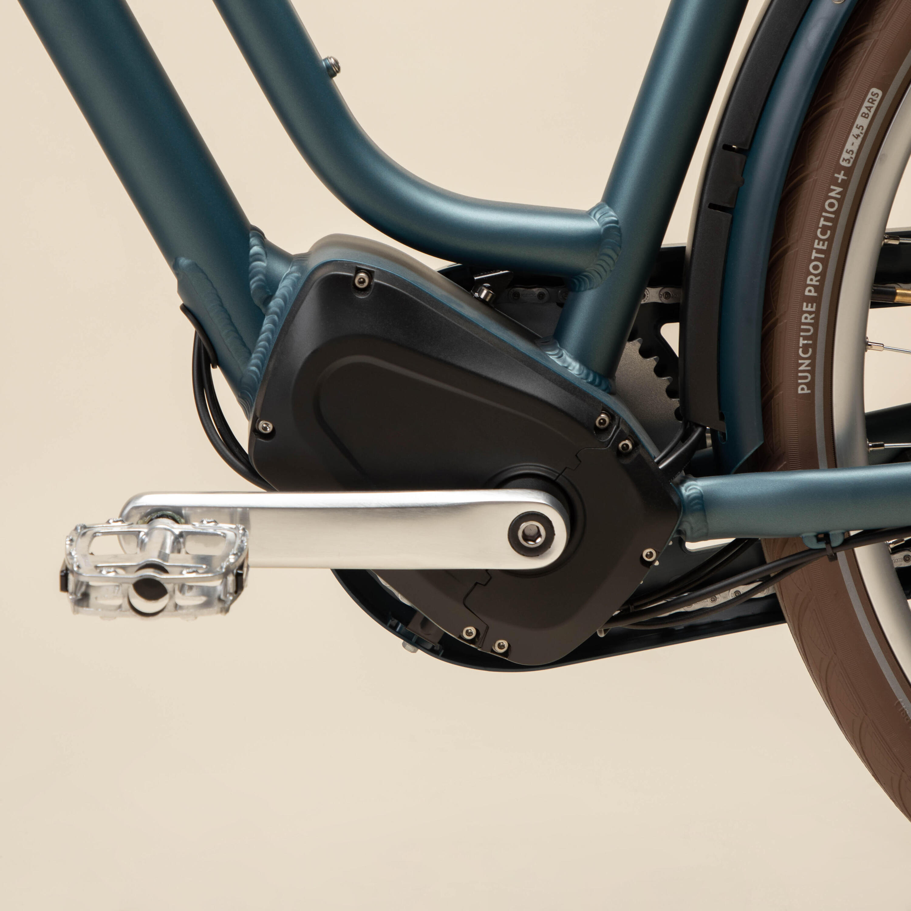 Bici città elettrica a pedalata assistita ELOPS 920E Connect telaio basso 25/56