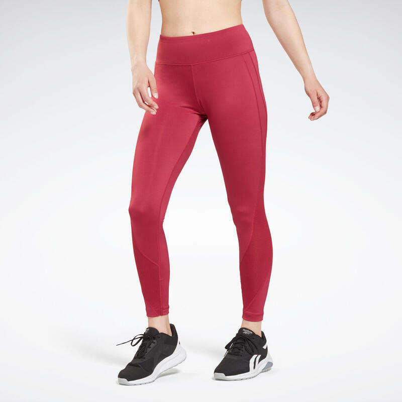 

Легинсы для фитнеса и кардиотренировок женские Reebok бордовые, X8744241