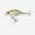 AMOSTRA FLUTUANTE PESCA CRANKBAIT SHALLOW RUNNER WXM CRKSR 40 F DORSO VERDE