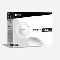 GOLF BALLSx12 - INESIS SOFT 500 WHITE