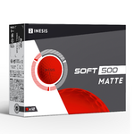 BALLES GOLF x12 - SOFT 500 ROUGE MATTE