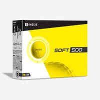 12 كرة جولف Soft 500 أصفر