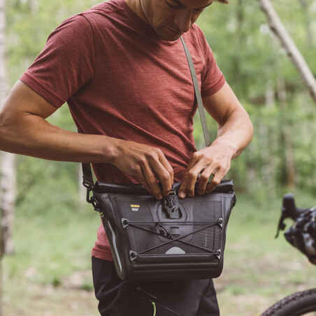 Dviračių turizmo vairo aksesuarų krepšys „Riverside“, 3,5 l