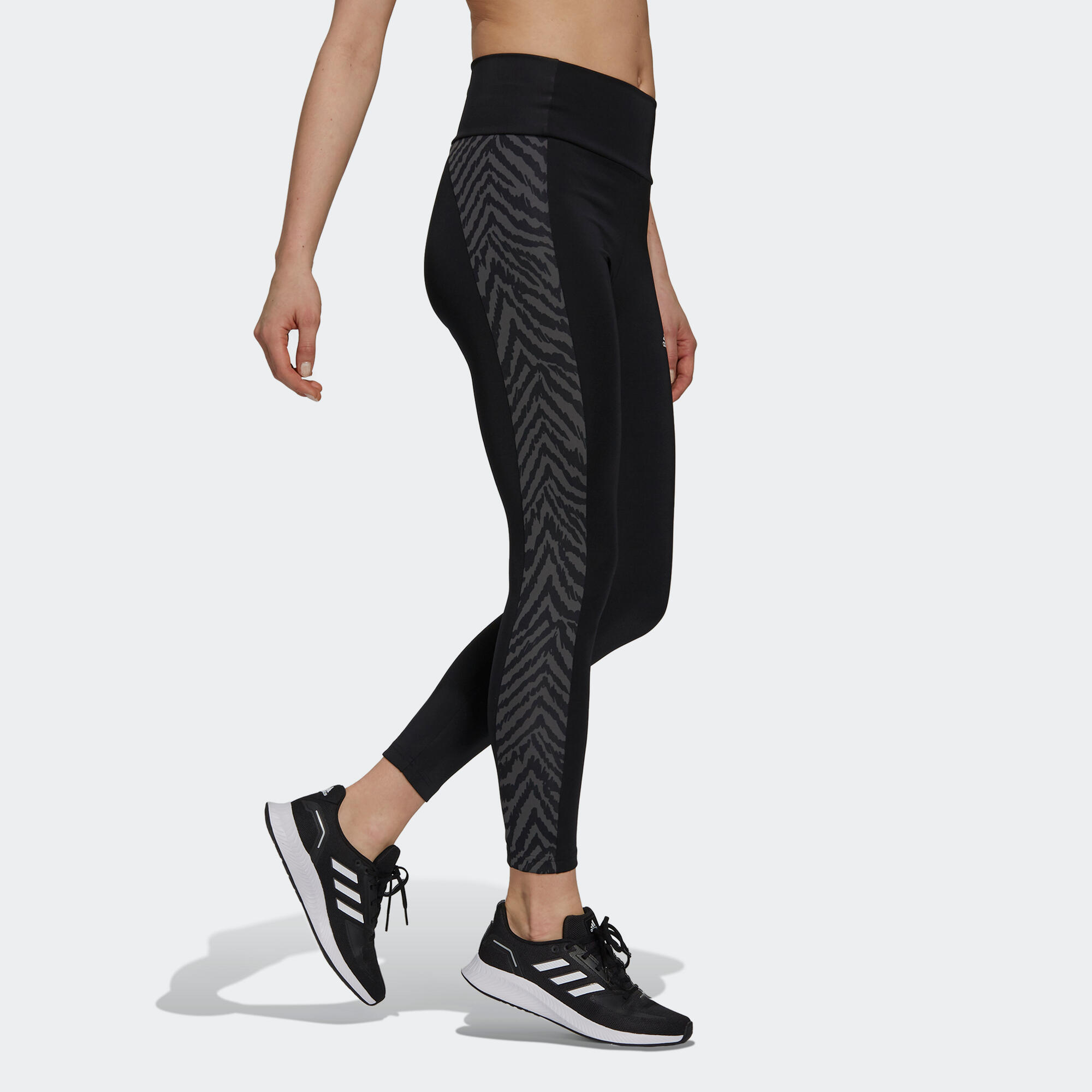 Women's Fitness 7/8 Leggings - Black 