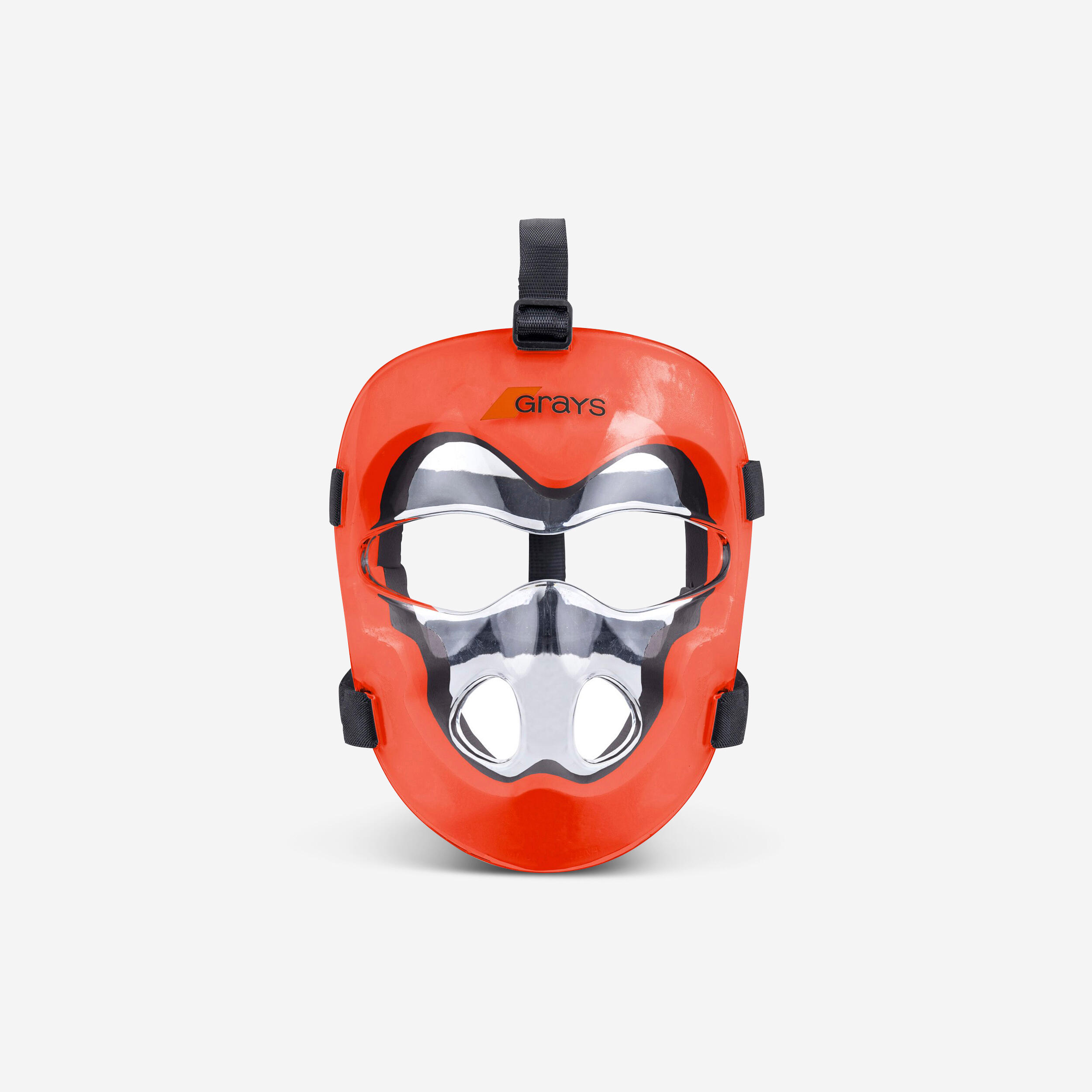 Grays - Masque De Hockey Sur Gazon Pc Adulte Toutes Intensités Grays Transparent - Protection De Tête - Hockey Sur Gazon - Orange - Adulte - Decathlon