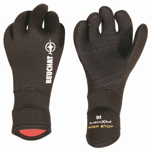 Spearfishing gloves 5mm neoprene with smooth lining BEUCHAT - SIROCCO ELITE