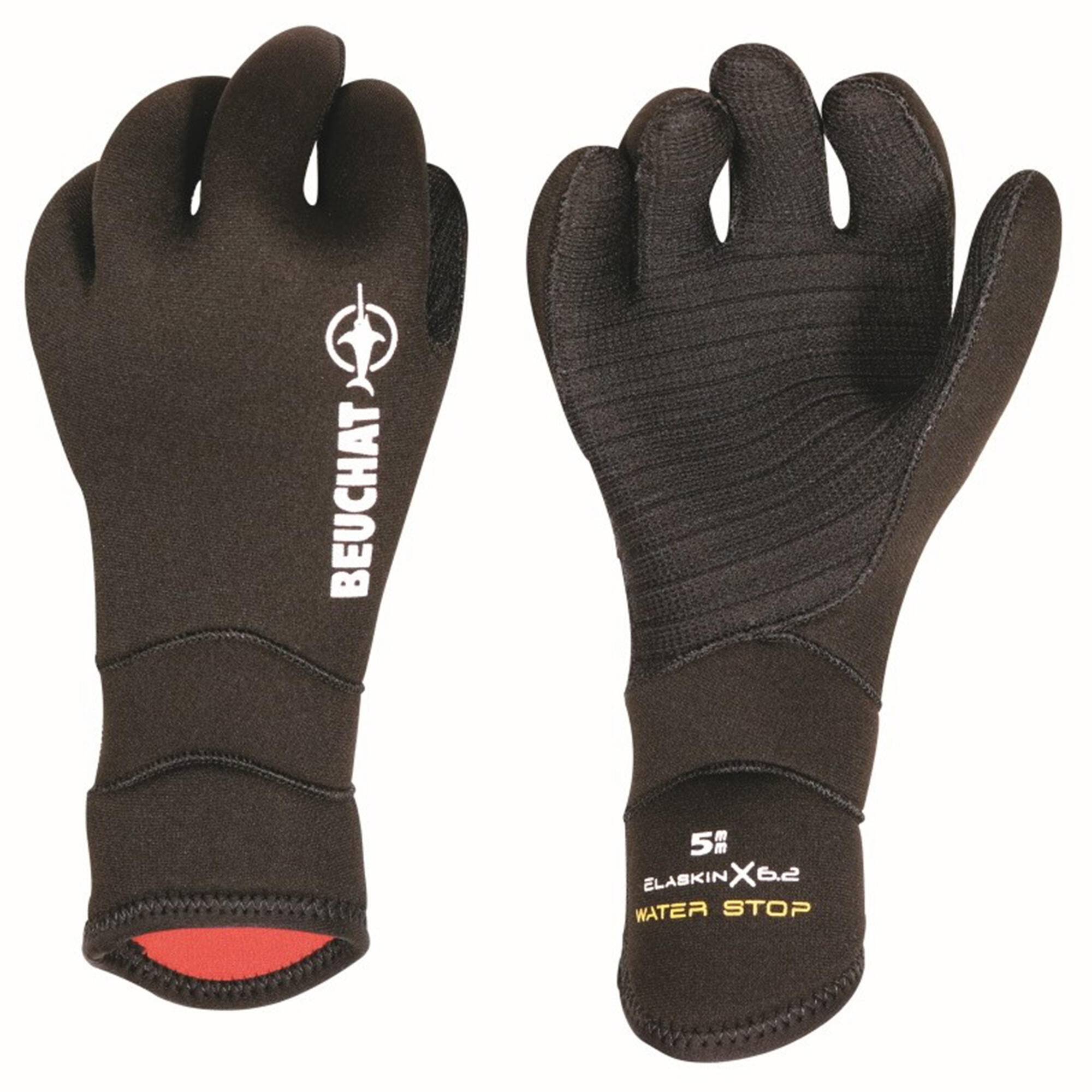 Spearfishing gloves 5mm neoprene with smooth lining BEUCHAT - SIROCCO ELITE 1/1