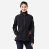 Softshelljacke Segeln Damen Sailing 900 winddicht schwarz