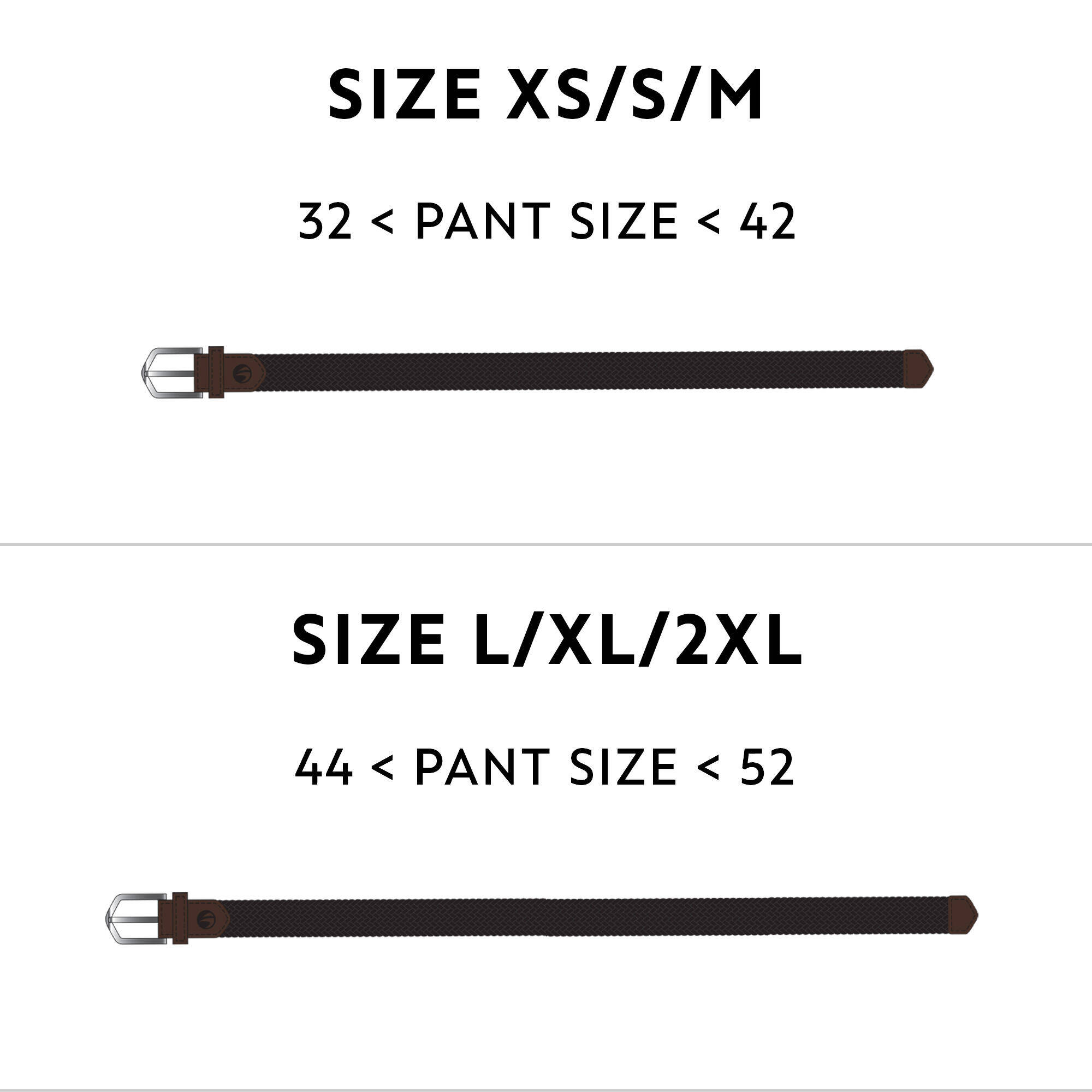 Golf Belt Stretchy Black -  3