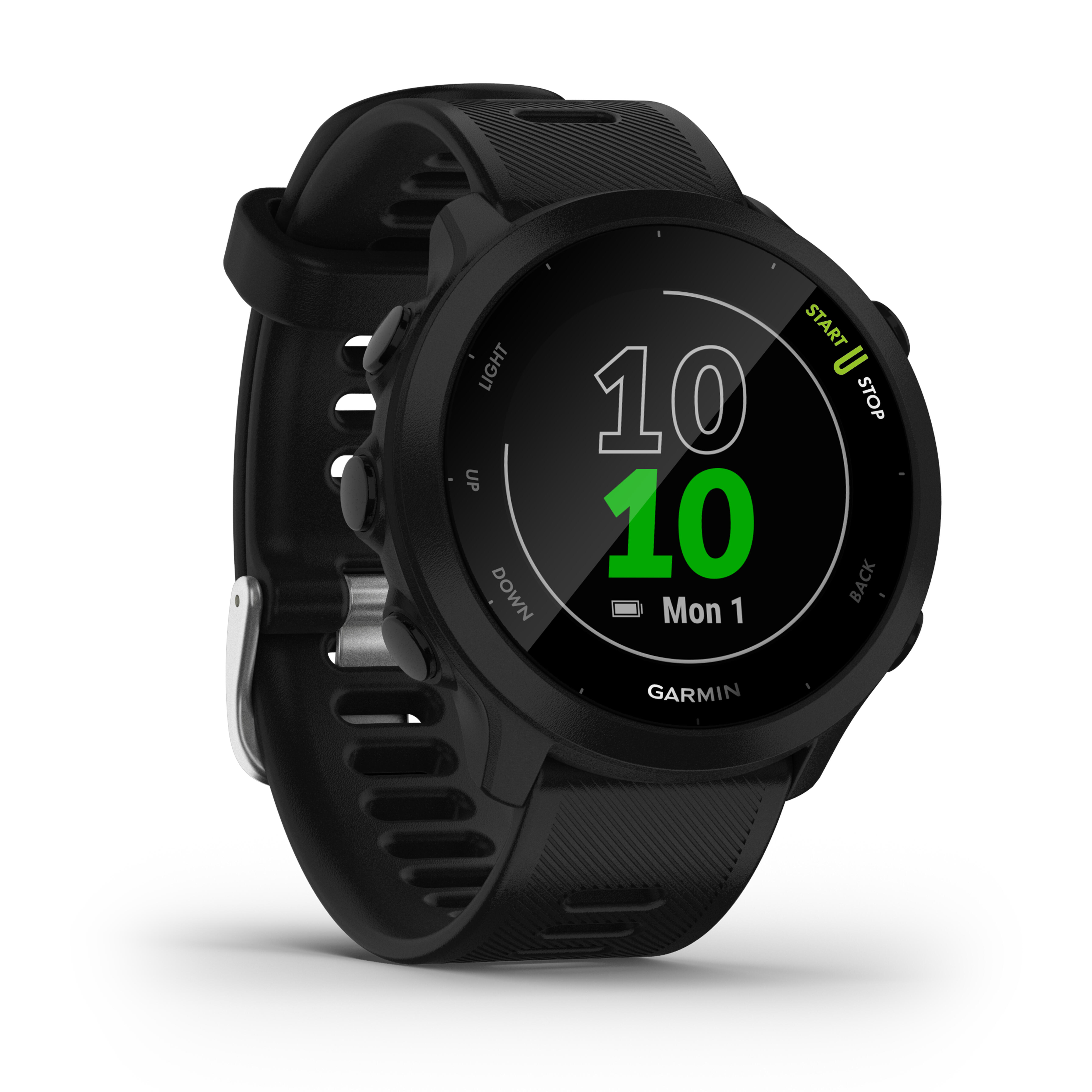 Ceas Smartwatch GPS Forerunner 55 Negru decathlon.ro  Accesorii mers si alergare