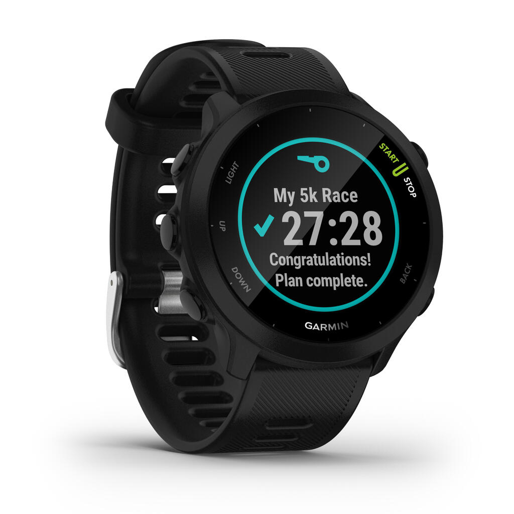 Črna ura z GPS GARMIN FORERUNNER 55