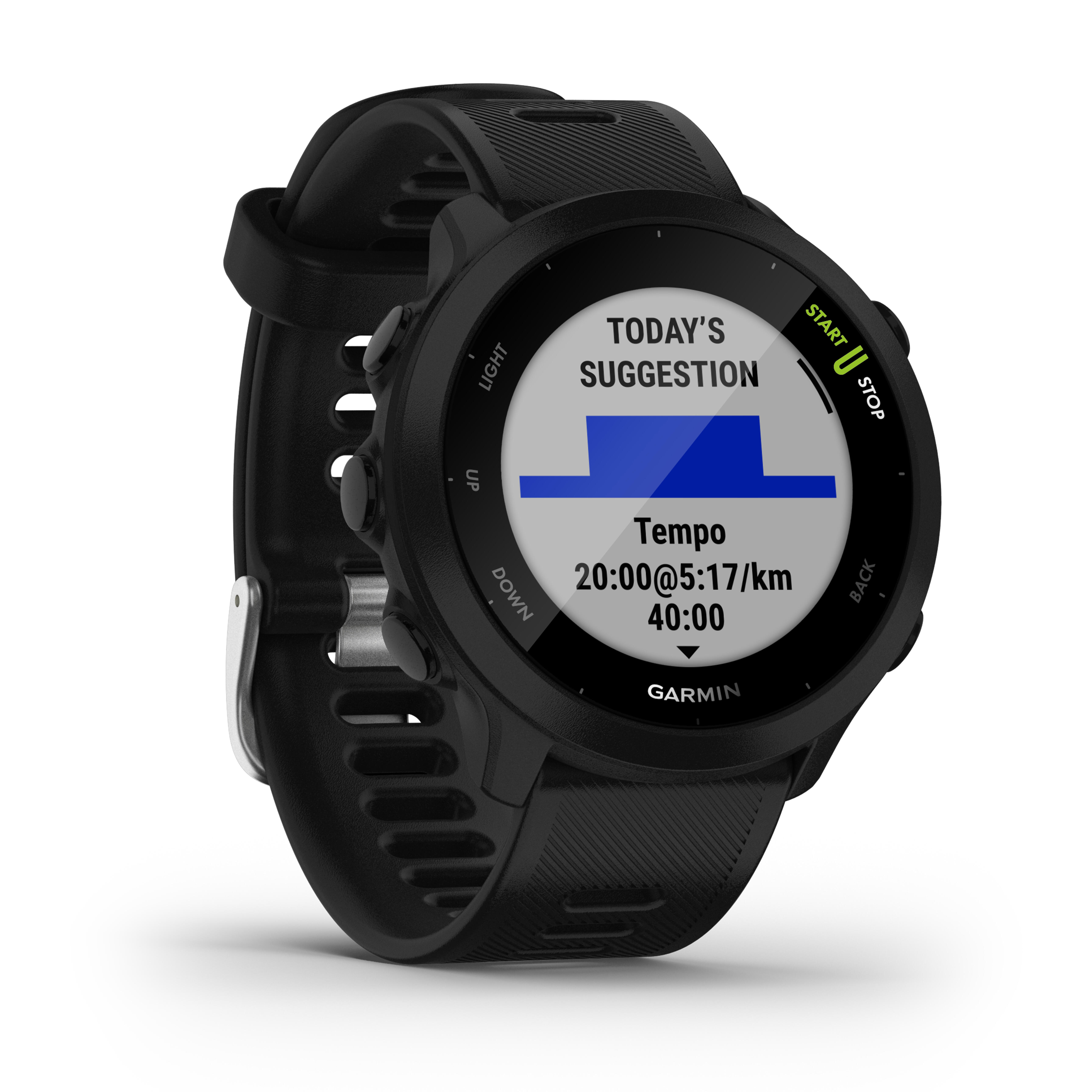 CONNECTED GPS WATCH GARMIN FORERUNNER 55 BLACK