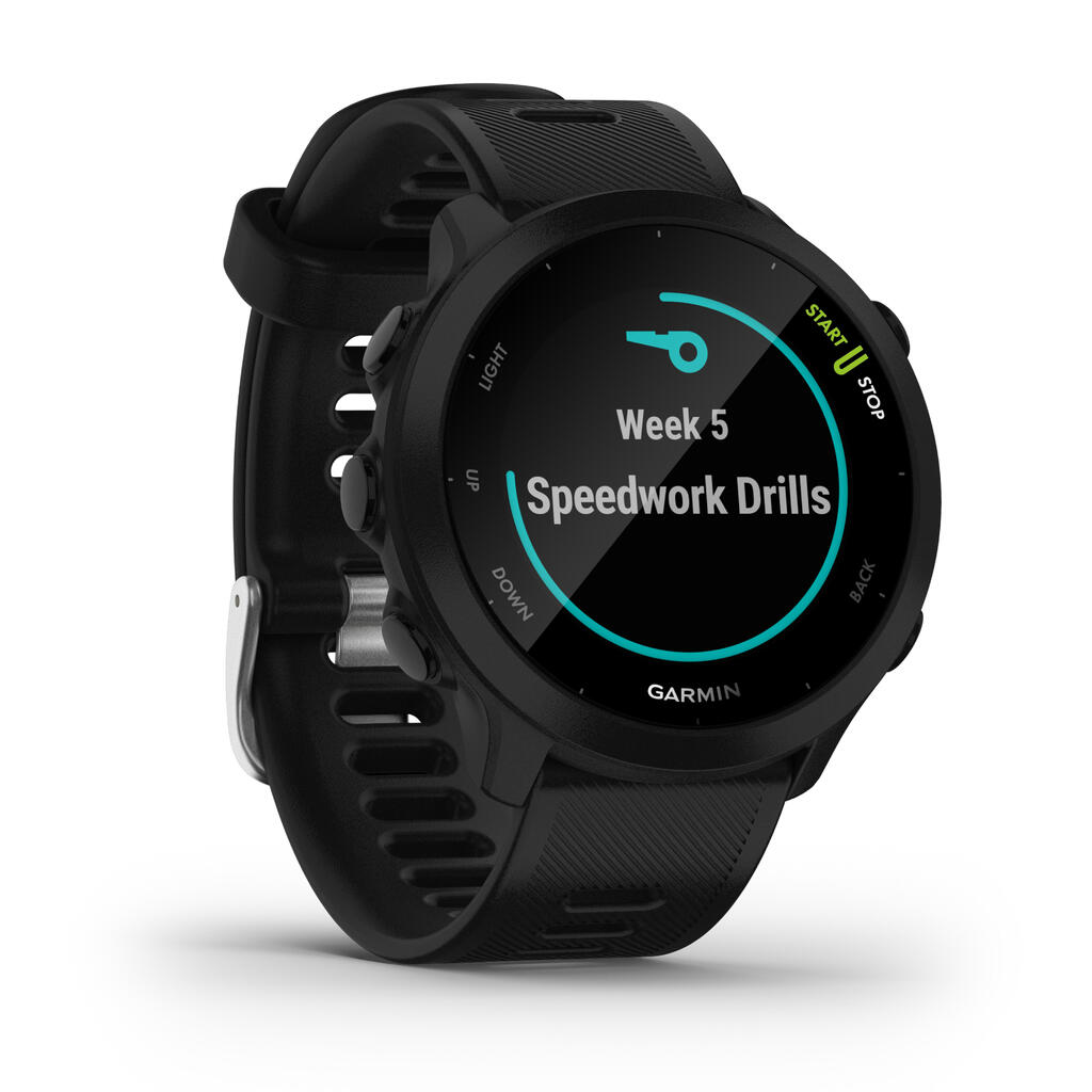 Črna ura z GPS GARMIN FORERUNNER 55