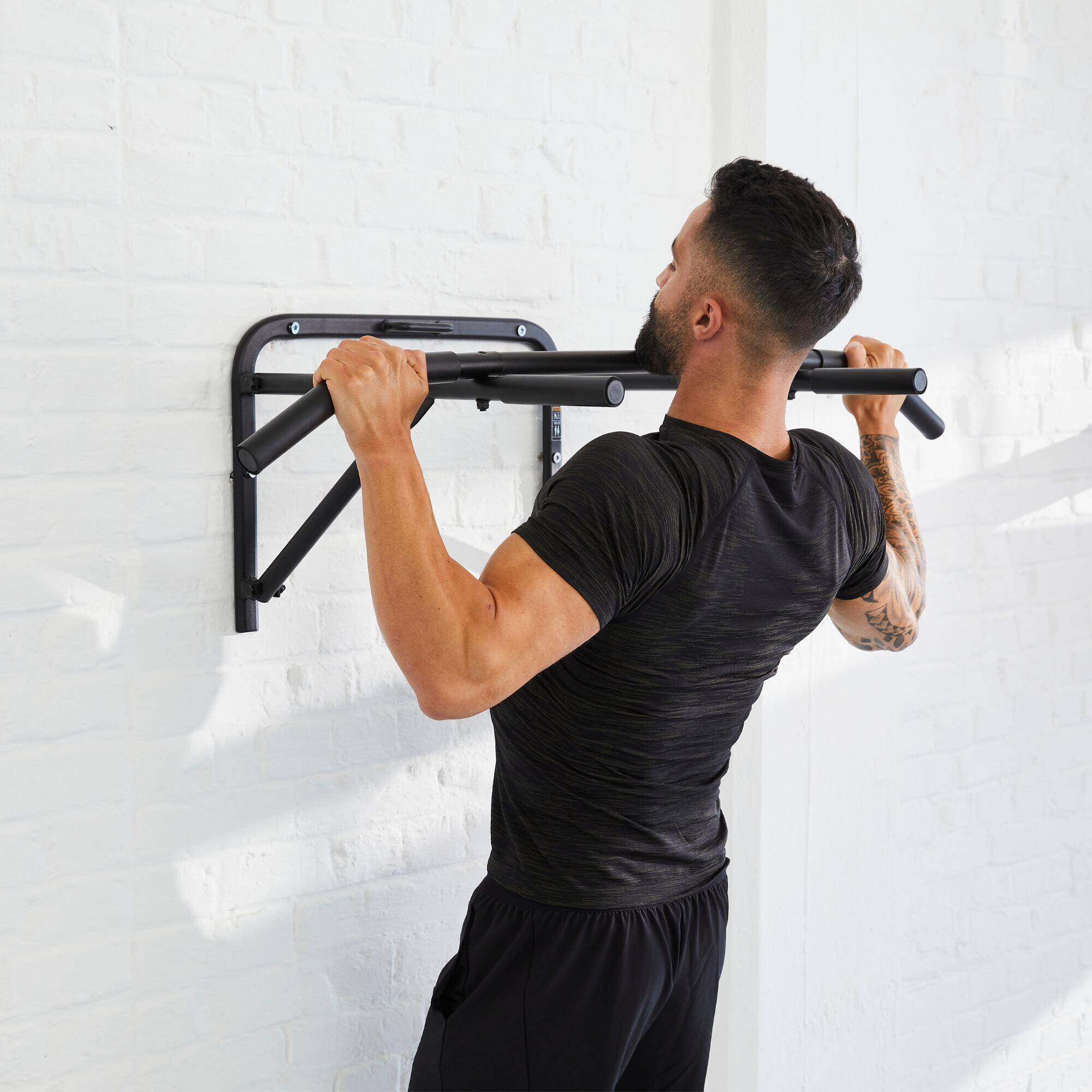 Pull Up Bar 900, Compact and Foldable, Supports upto 130Kg - Black -  3