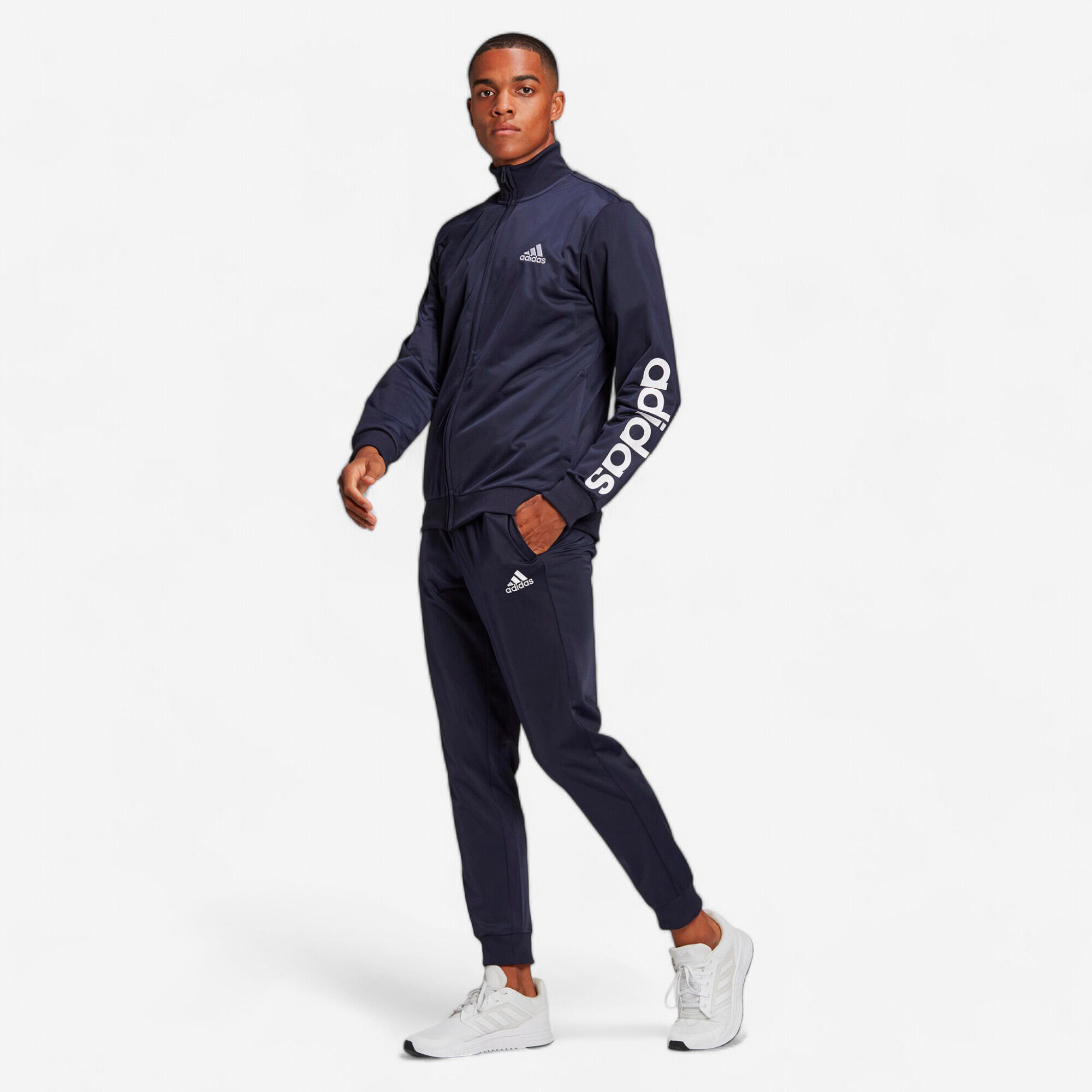 adidas blauw trainingspak heren