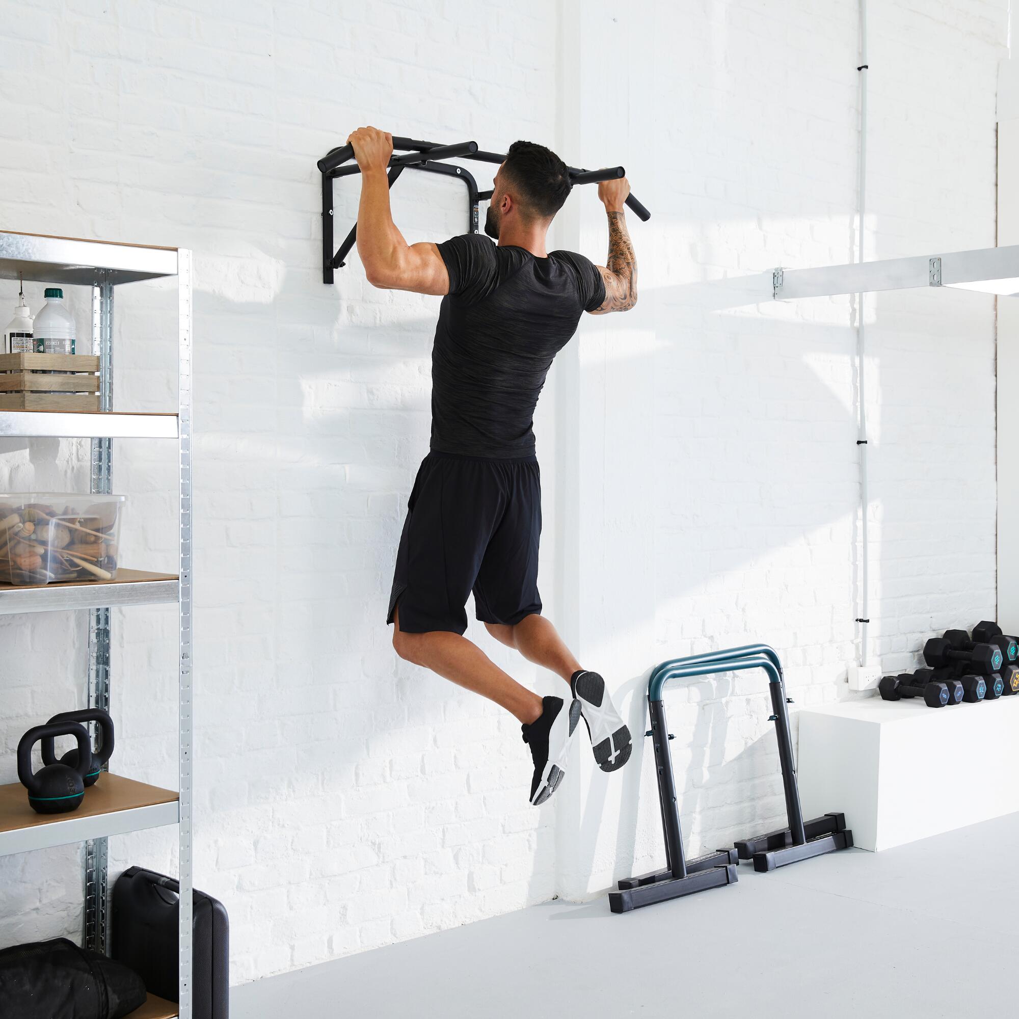 Folding Wall Mounted Pull Up Bar Decathlon