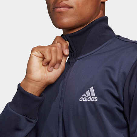 Trainingsanzug Fitness Adidas Linear Herren blau