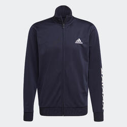 Tuta uomo fitness Adidas senza cappuccio blu ADIDAS | DECATHLON