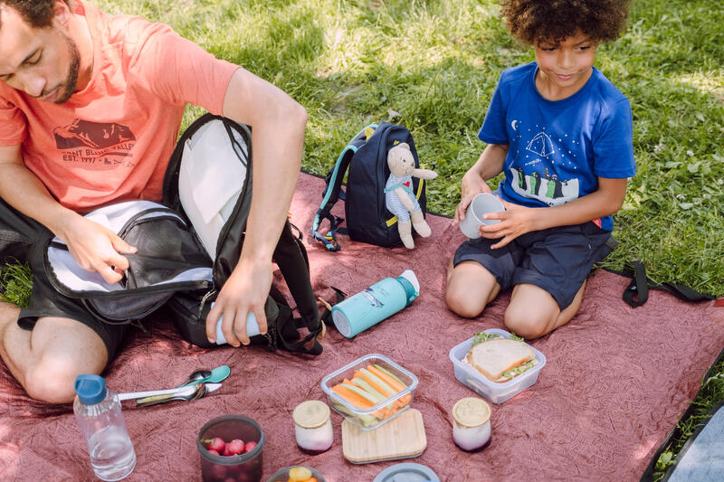 Wandelbroek voor kinderen MH500 afritsbaar blauw 2-6 jaar