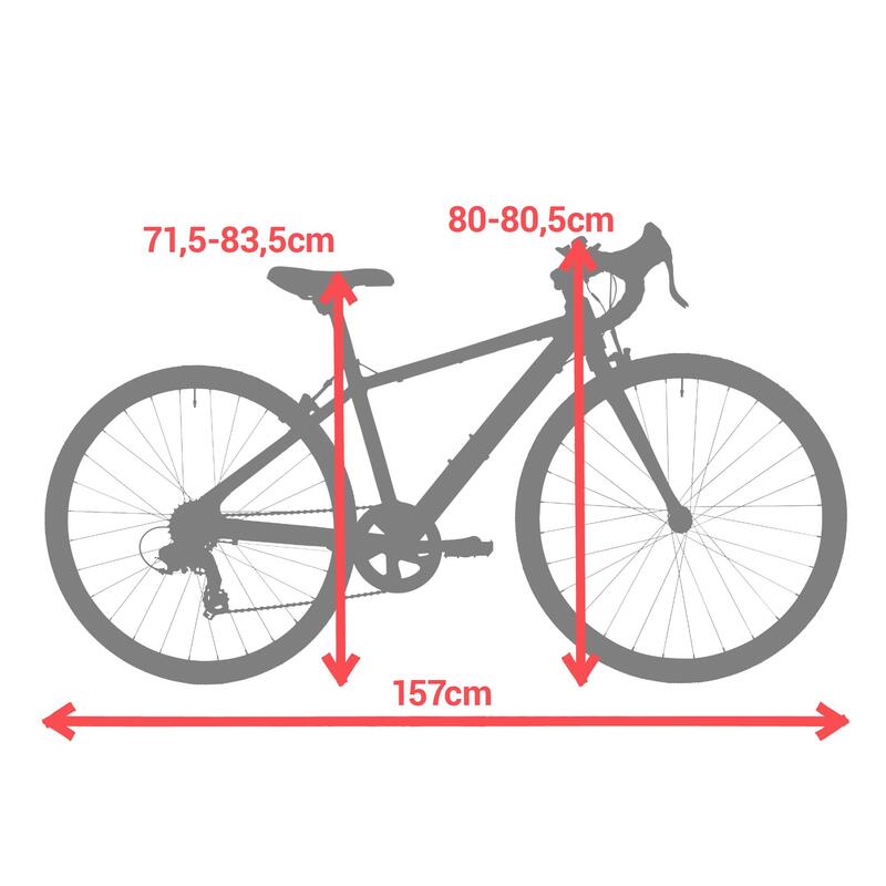 Bici da corsa bambino 9-12 anni TRIBAN 100 26"