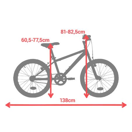 Велосипед гірський Rockrider ST 500 для дітей від 6 до 9 років 20" чорний