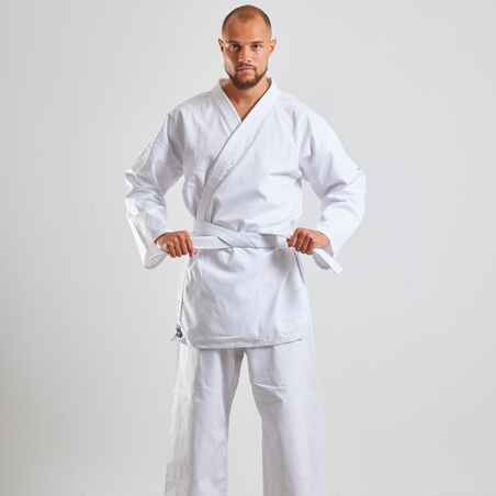 Kimono kárate karategi Outshock 100 adulto blanco