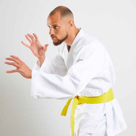 Judogi kimono judo adulto Outshock 100 blanco