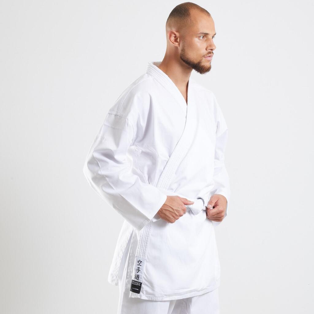 KIMONO DE KARATE BLANCO DE ADULTO 100