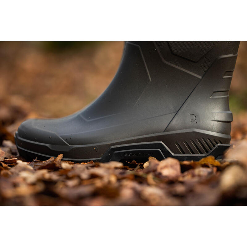 BOTTES DE PLUIE CHAUDES FOURREES LAND 500 MARRON