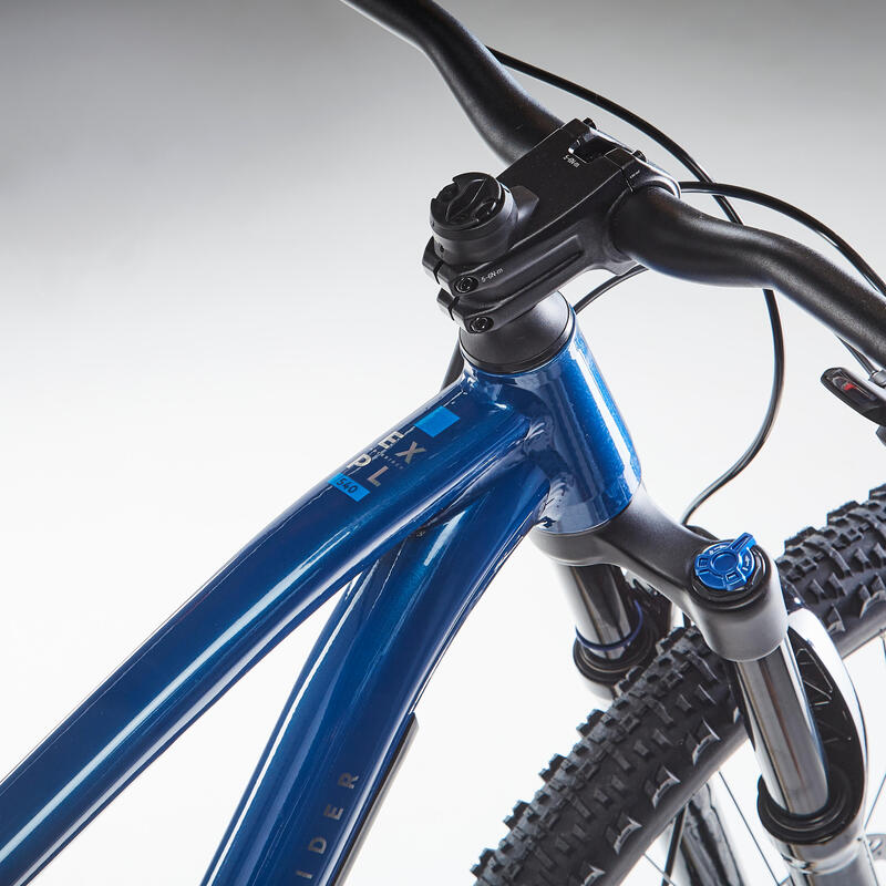 Bicicleta de montaña 29" aluminio Rockrider Explore 540 Azul Negro