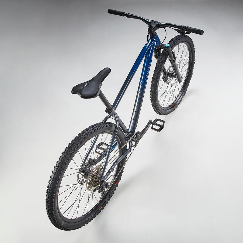 Bicicleta de montaña 29" aluminio Rockrider Explore 540 Azul Negro