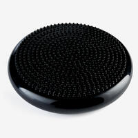 COUSSIN D'ÉQUILIBRE FITNESS RÉVERSIBLE ET MODULABLE - NOIR