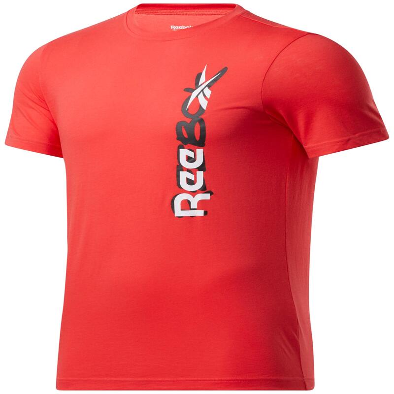 

Футболка для фитнеса и кардиотренировок мужская Reebok красная, X8743488