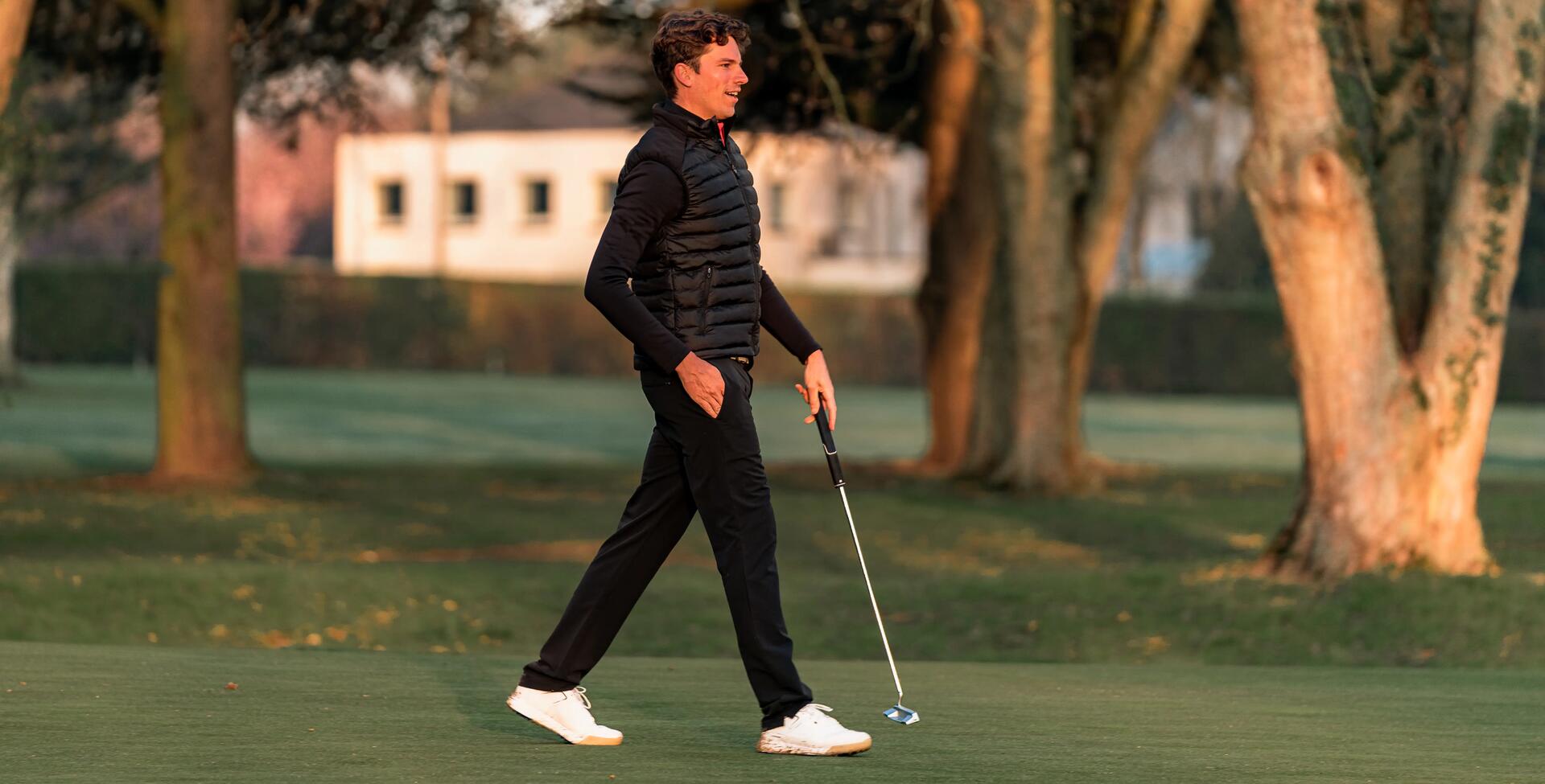 Pantalon de golf hiver Homme CW500 bleu marine INESIS Decathlon
