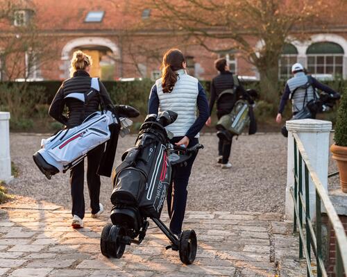 CHARIOT DE GOLF 3 ROUES COMPACT