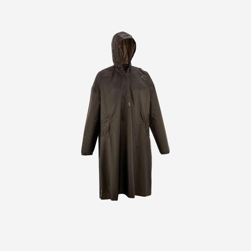 Cape de pluie randonnée pédestre montagne ARPENAZ 40 litres G / TG gris foncé Cape de pluie randonnée pédestre montagne ARPENAZ 40 litres G / TG gris foncé