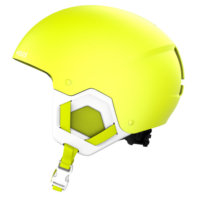 CAPACETE DE SKI CRIANÇA H-KID 500 AMARELO FLUORESCENTE