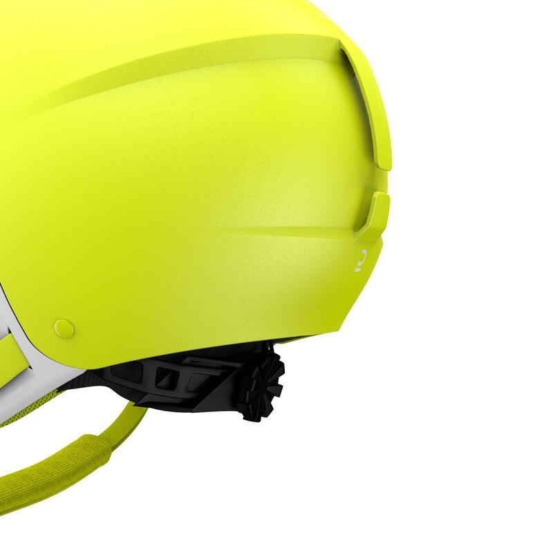 CAPACETE DE SKI CRIANÇA H-KID 500 AMARELO FLUORESCENTE