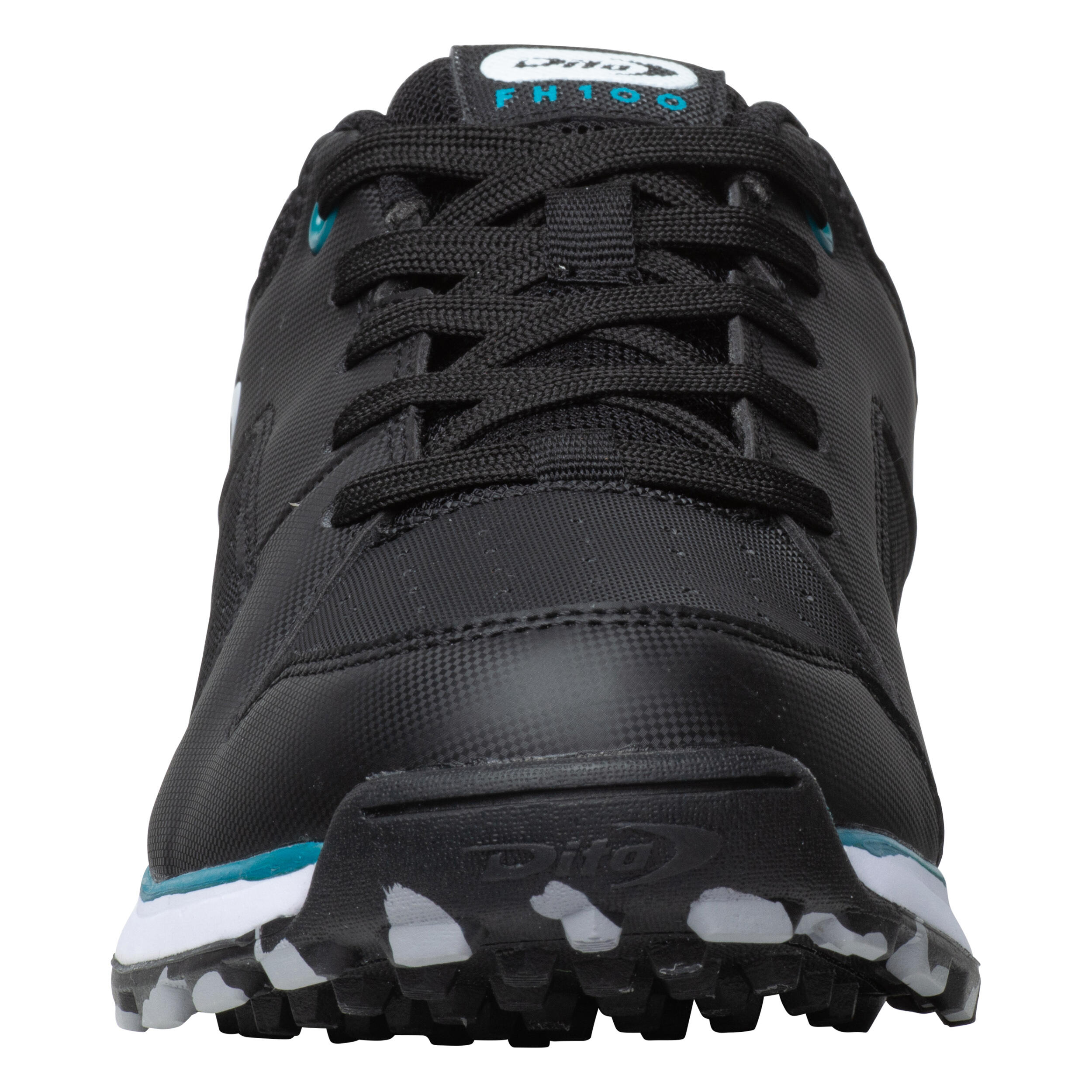 DT100 low to medium intensity adult field hockey shoes black