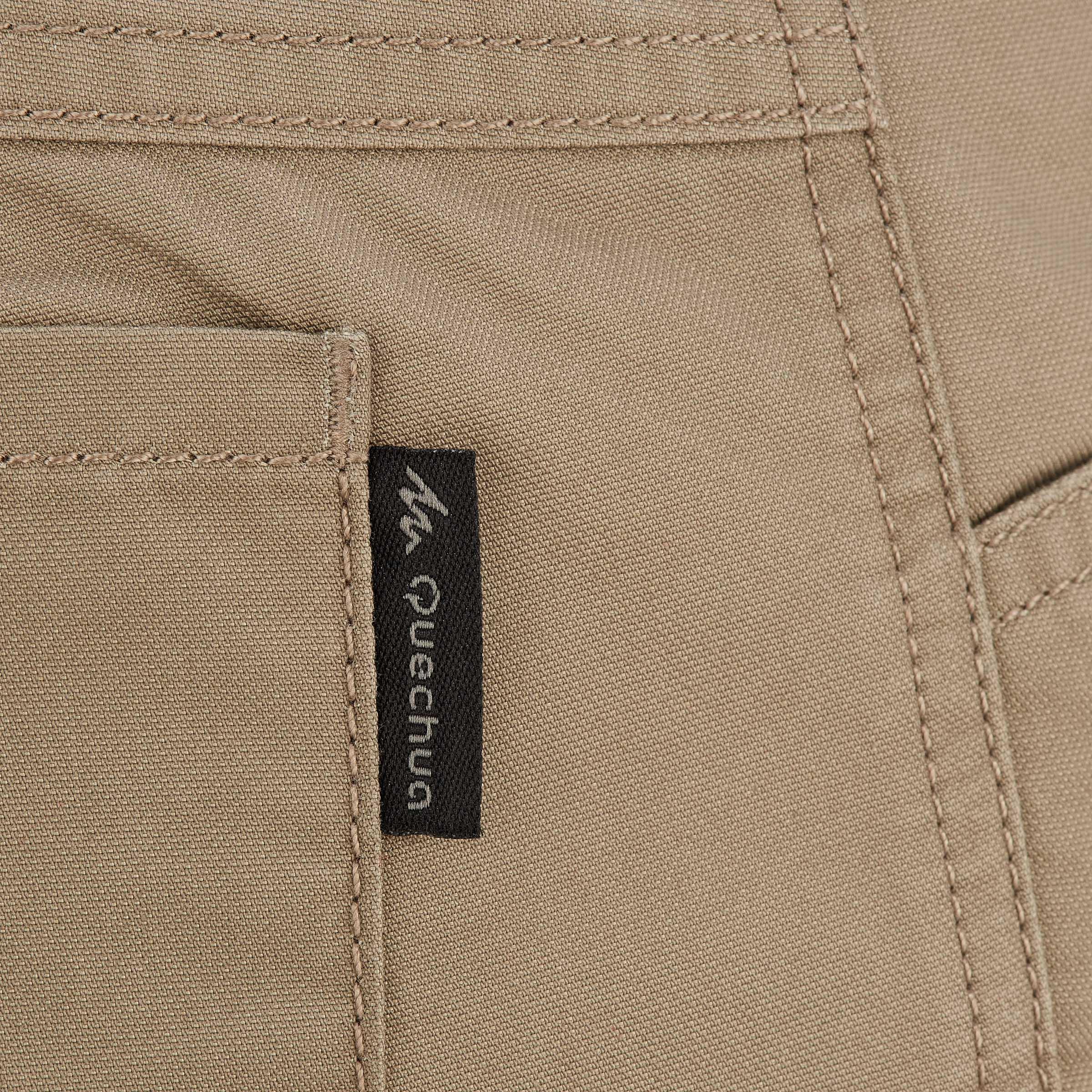 NH500 men’s country walking three-quarter trousers - beige 10/23