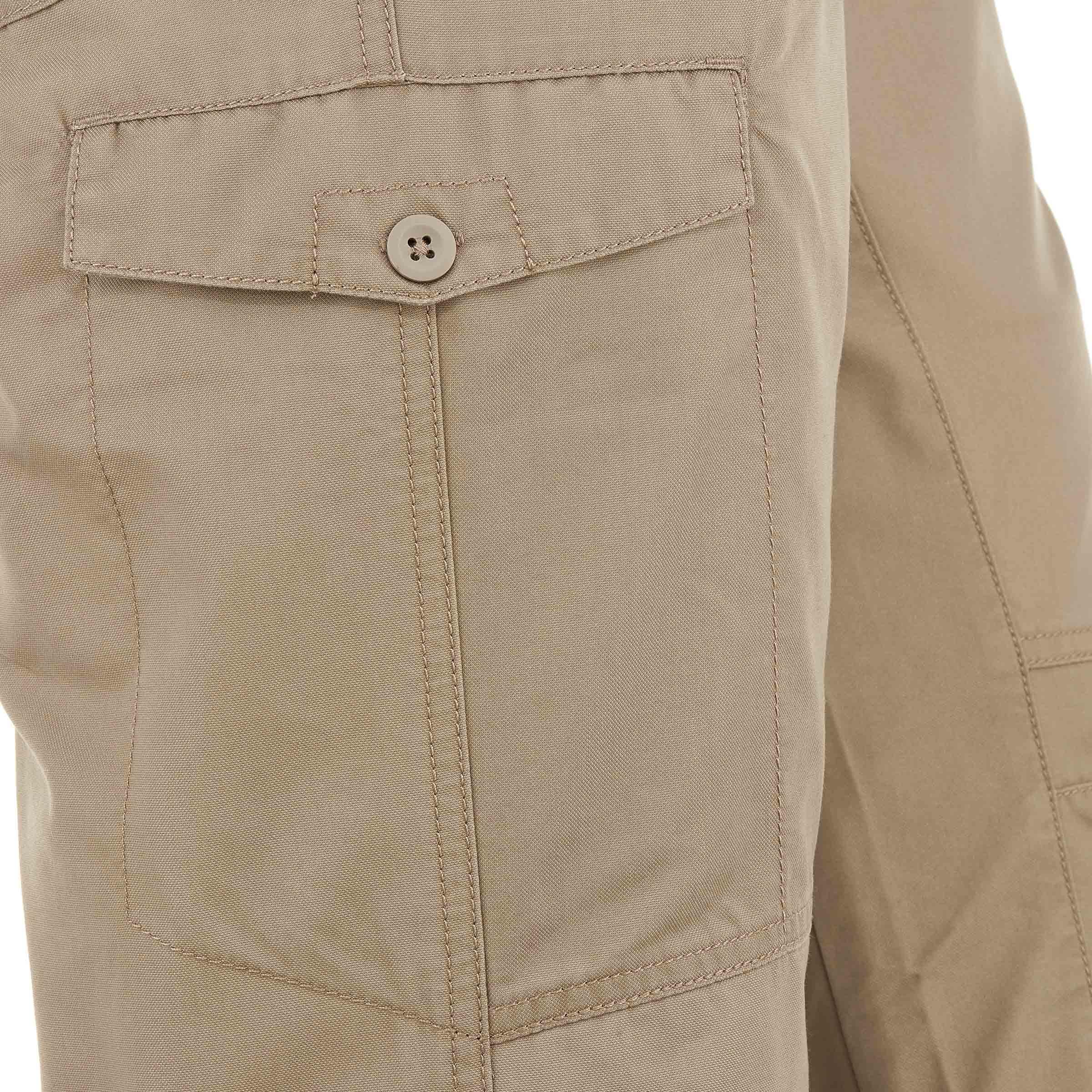 NH500 men’s country walking three-quarter trousers - beige 6/23
