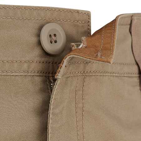 NH500 men’s country walking three-quarter trousers - beige
