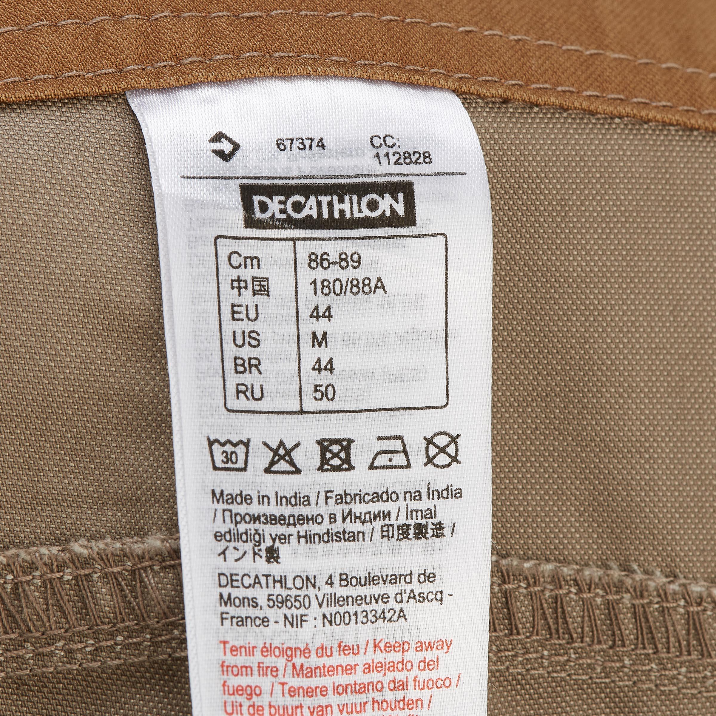 NH500 men’s country walking three-quarter trousers - beige 11/23
