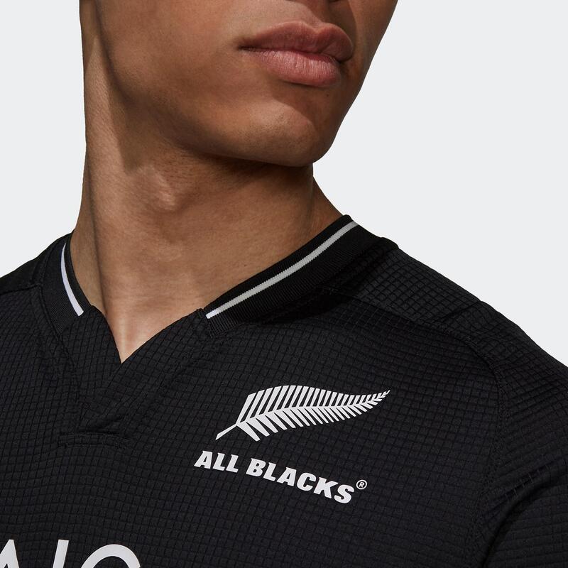 Maillot de rugby Adidas All Blacks replica Nouzelle-Zélande 2021 noir adulte