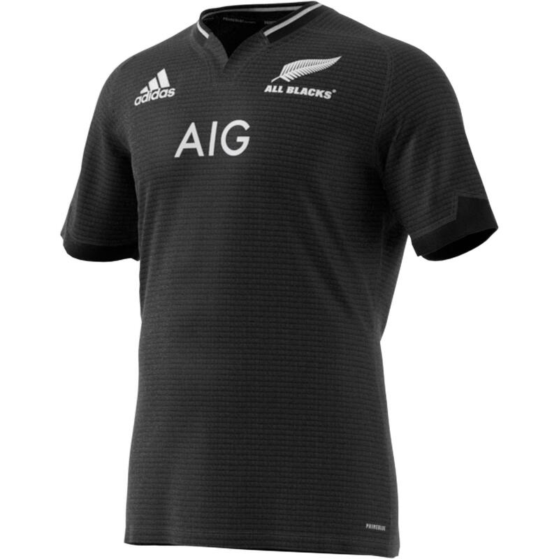 Maillot de rugby Adidas All Blacks replica Nouzelle-Zélande 2021 noir adulte
