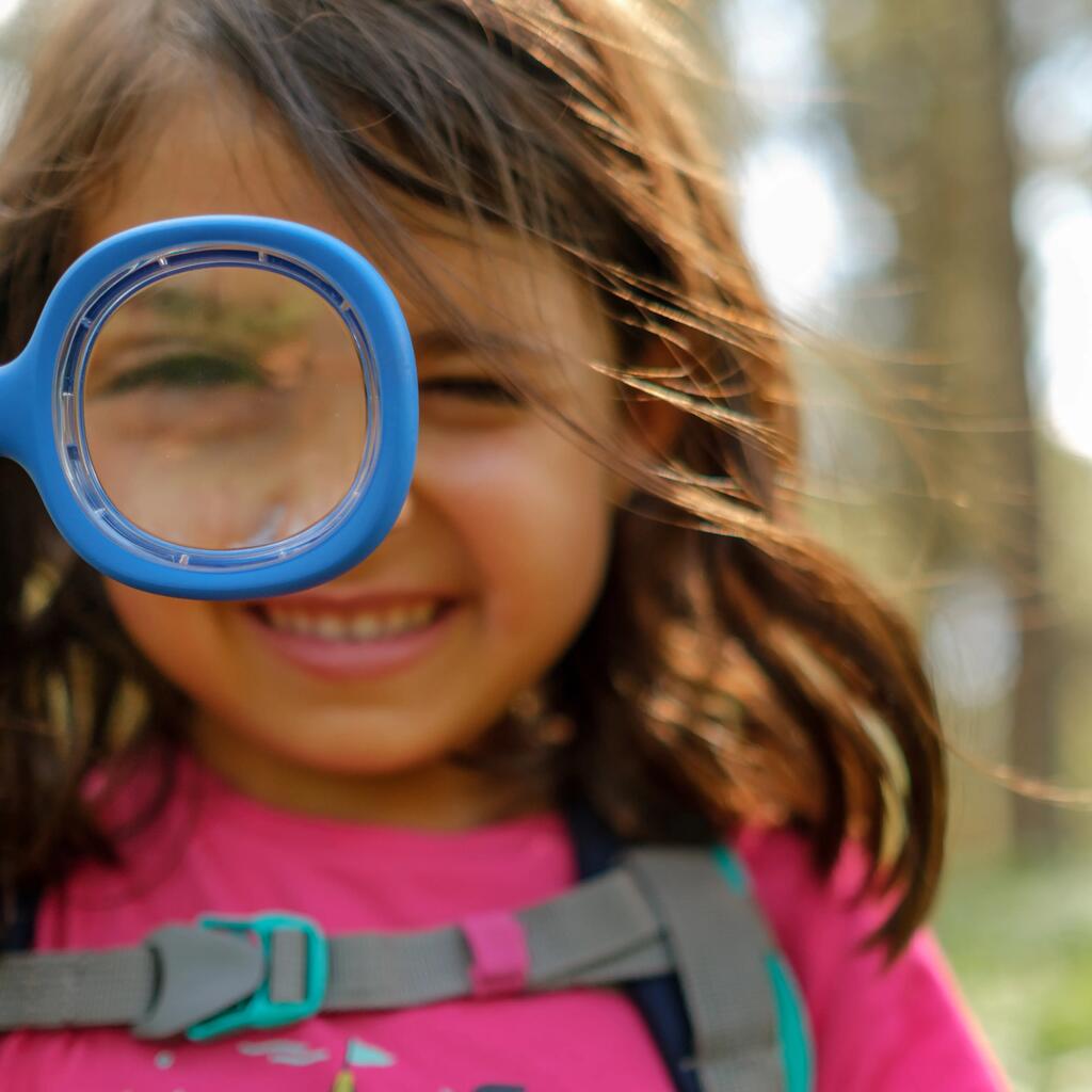 Kids' hiking magnifying glass MH100 – 3 X magnification - Blue