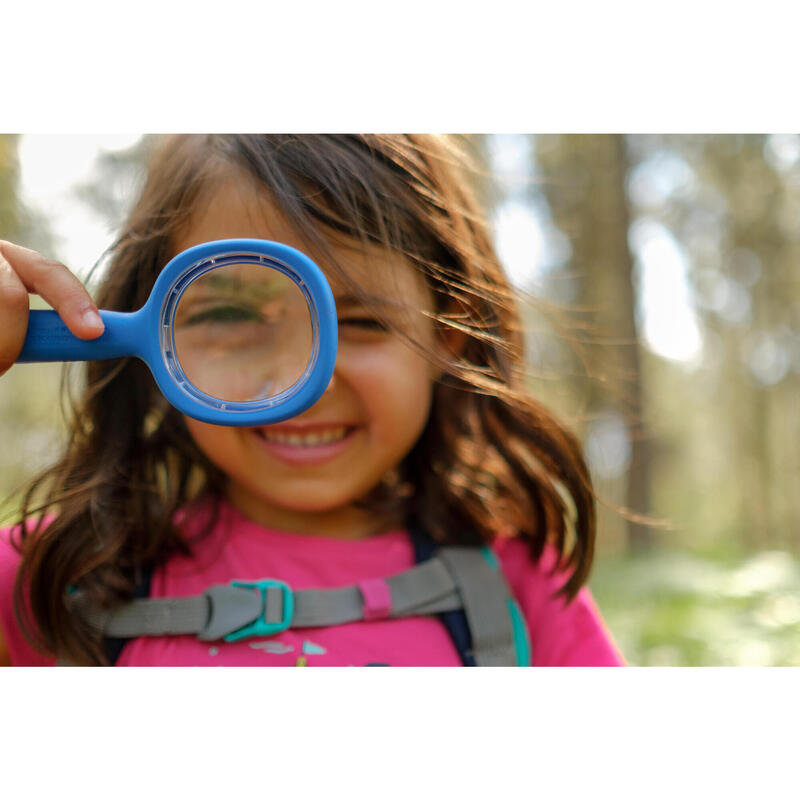 Loupe de randonnée - MH100 - enfant -grossissement x3 bleue