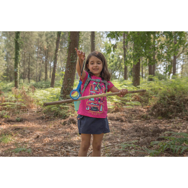 Gonna-short trekking bambina MH100 blu